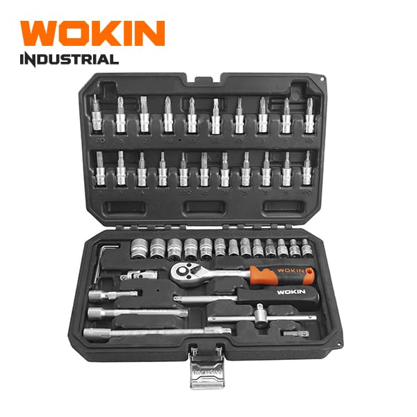 Bộ tuýp cổ 1/4″ 46 chi tiết (Công nghiệp)