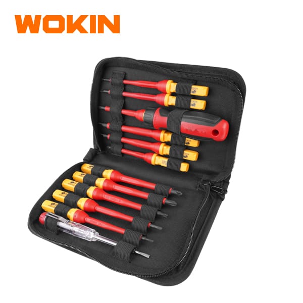 Bộ tua vít cách điện đổi mũi 13 chi tiết (Cao cấp)