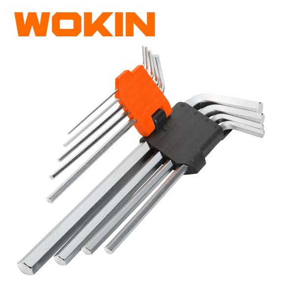 Bộ lục giác đòn siêu dài 9 chi tiết
