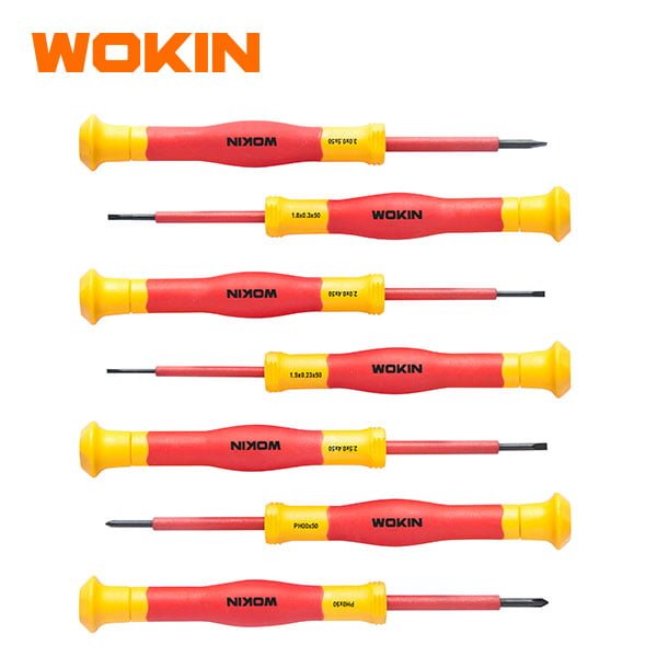 Bộ tua vít chính xác cách điện 7 chi tiết (Dòng cao cấp)