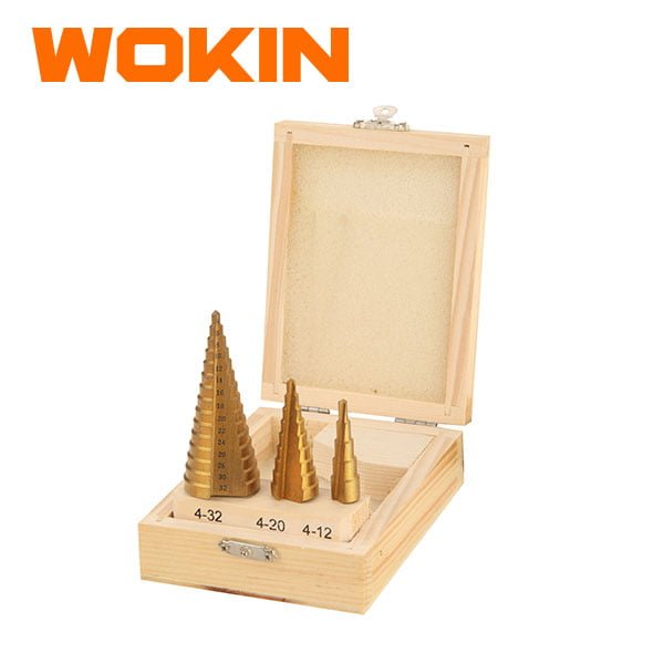 Bộ mũi khoan bậc thang 3 chi tiết