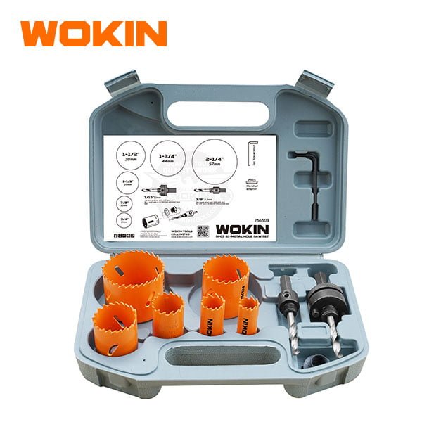 Bộ mũi khoan lỗ tròn bi-metal 9 chi tiết