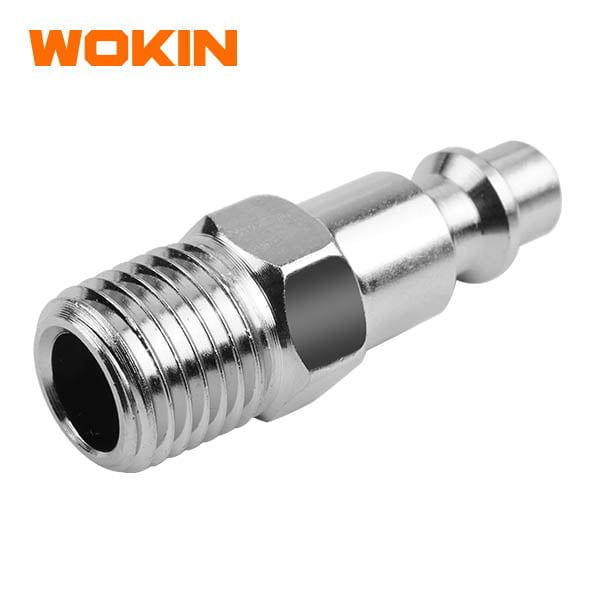 Phích khí nén đầu đực thép chuẩn công nghiệp 1/4 in (dùng cho điện 110–120V)