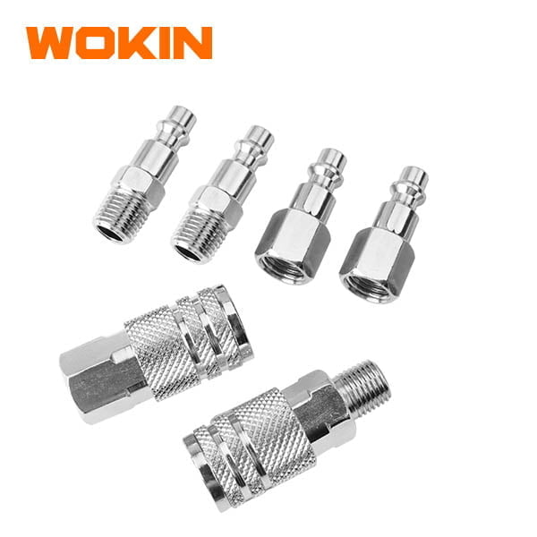 Bộ khớp nối nhanh thép 6 chi tiết (dùng cho điện 110–120V)