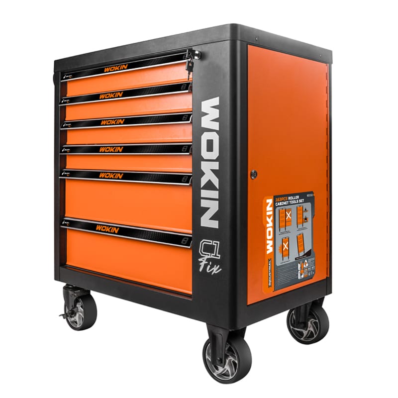 Tủ dụng cụ bánh xe 163 chi tiết (Công nghiệp) - ảnh 2